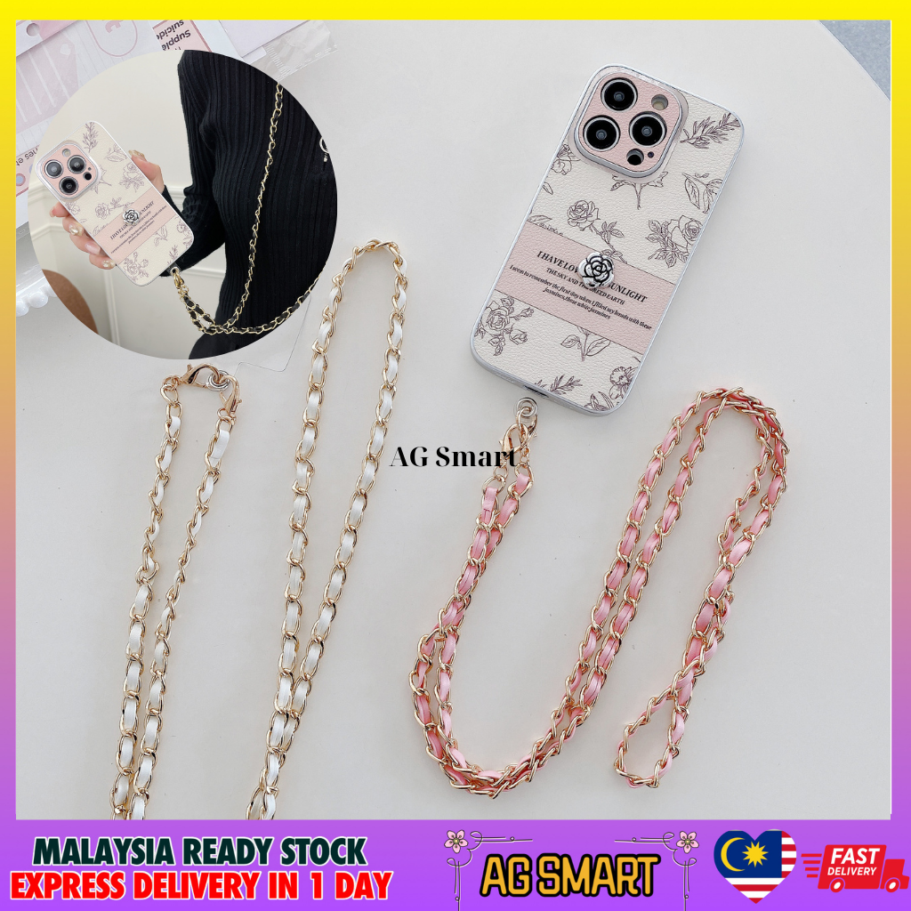 Long chain phone accessories hanging sling key 