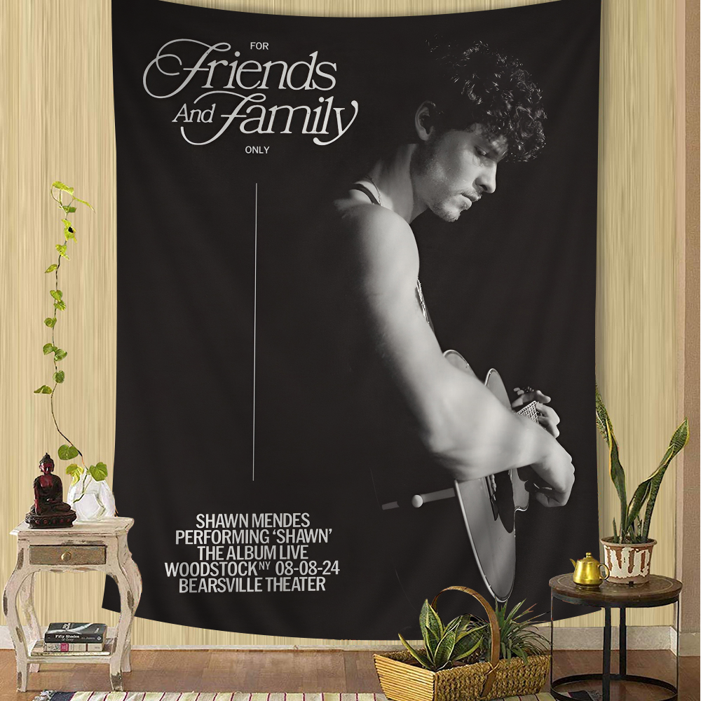 Singer Shawn Mendes Hippie Wall Hanging Tapestries Art Science Fiction Room Home Decor Kawaii Room Decor