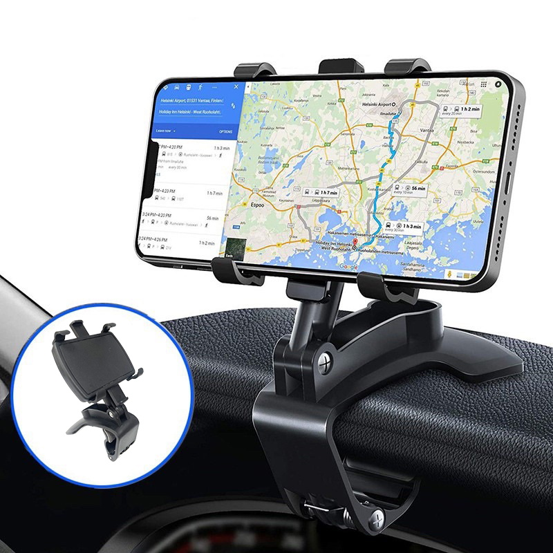 Auto Accessories Portable Swivel 360 Mobile Phone Holder Car Control Panel Adjustable Navigation Mobile Phone Holder