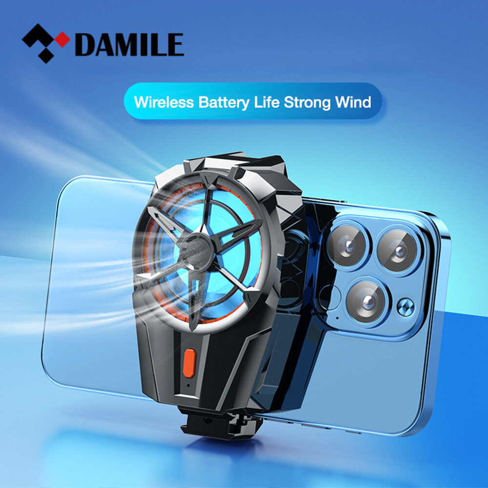 DAMILE R1 Phone Cooler for Gaming Cooler Fan for Phone USB Phone Cooling Fan Mobile Phone Cooler Phone Fan Accessories