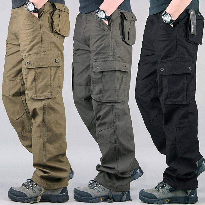 Lelaki 6pocket kerja Cargo Pants/Premium Quality/Ready Stock (Best Deals) 