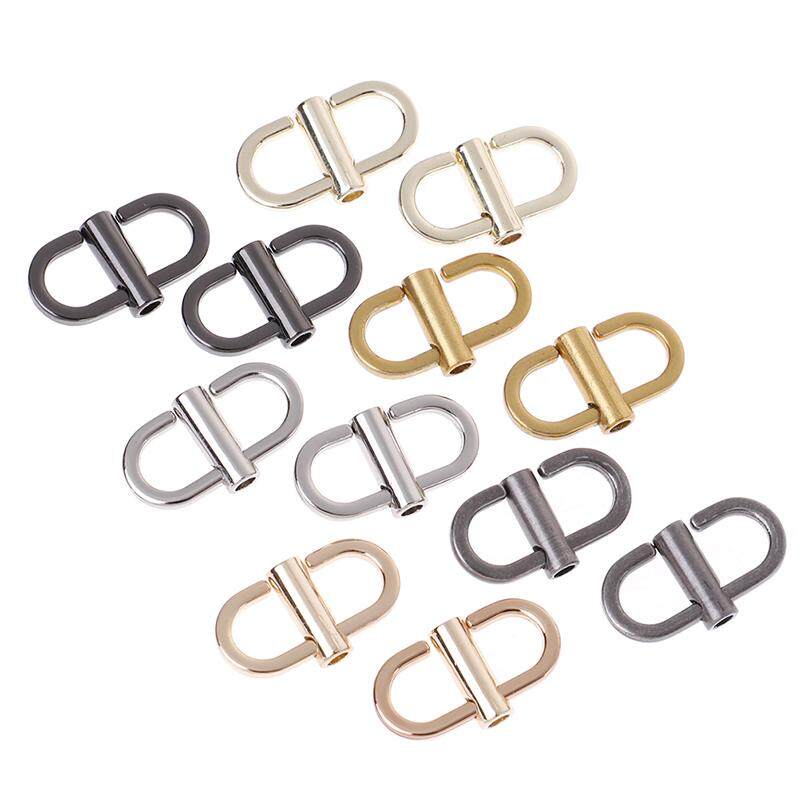 Wonderful 1Pair Adjustable Metal Buckles Chain Strap Bag Shorten Shoulder Bags Accessories